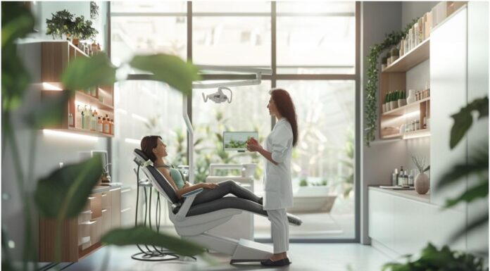 Biological Dentistry Explained: What It Is, Benefits & What Patients Should Know Holistic biological dentistry clinic interior with natural elements promoting whole-body oral health.